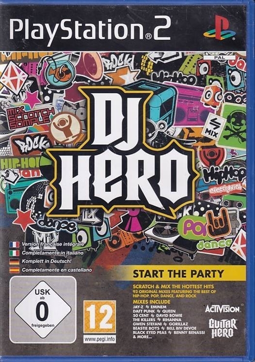 DJ Hero - PS2 (B Grade) (Genbrug)